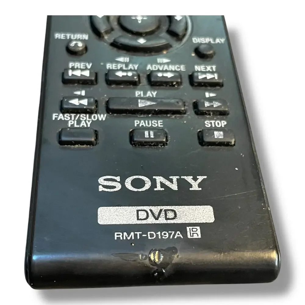 Sony RMT-D197A DVD Player Remote Control DVP-SR200P DVP-NS710H Replacement OEM